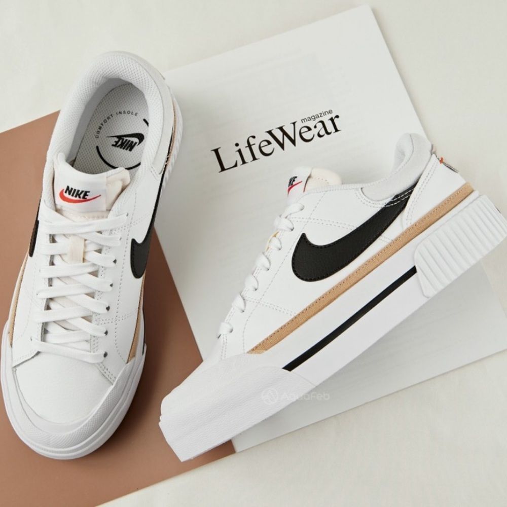 NIKE COURT LEGACY LIFT PLATFORM shoes - Picture 2 of 6